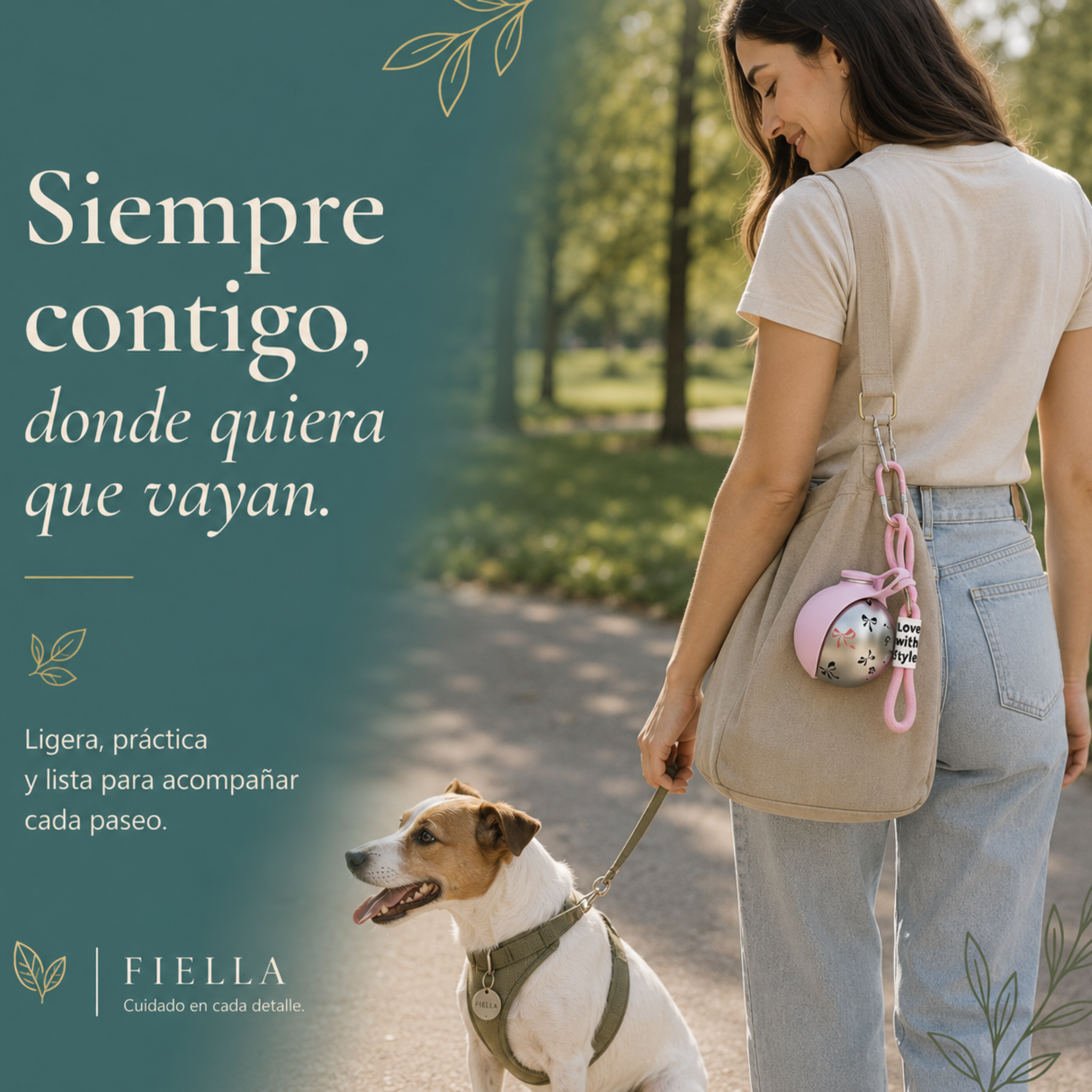 Botella portátil para mascotas